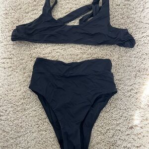 Monday Swimwear | Cabo San Lucas & Sorrento Black Bikini Set